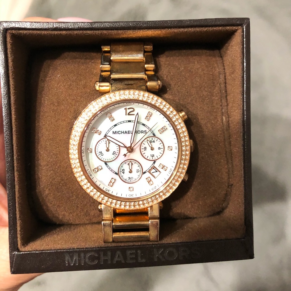MK Gold Watch